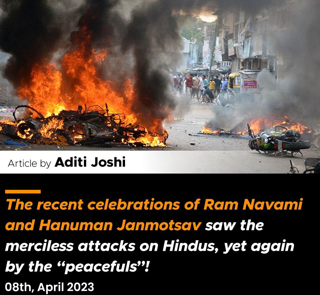 mutehindu's tweet photo. Hindus cannot even celebrate their sacred festivals without getting attacked by the “peacefuls”! https://t.co/o3PZC3bet1