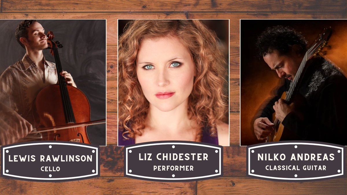 Classical guitarist Nilko Andreas and cellist Lewis Rawlinson will be joining Liz Chidester for the one-night-only concert - WOMEN OF AMERICANA. This Thursday, April 13 @ 7:00pm CT Tickets are limited! Attend in-person or stream live on Zoom: bit.ly/TheGarage-Apri…