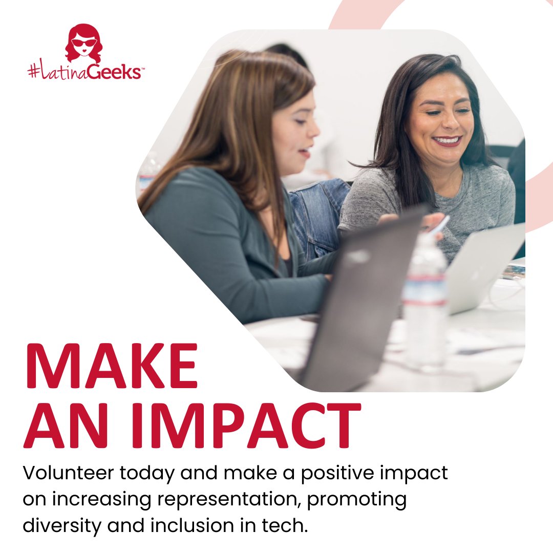 LatinaGeeks's tweet image. Join the LatinaGeeks volunteer team. Be a part of a community dedicated to diversifying STEM and learning the latest tech. View open roles at latinageeks.com/become-a-volun… 
#latinageeks #volunteer #womeninstem