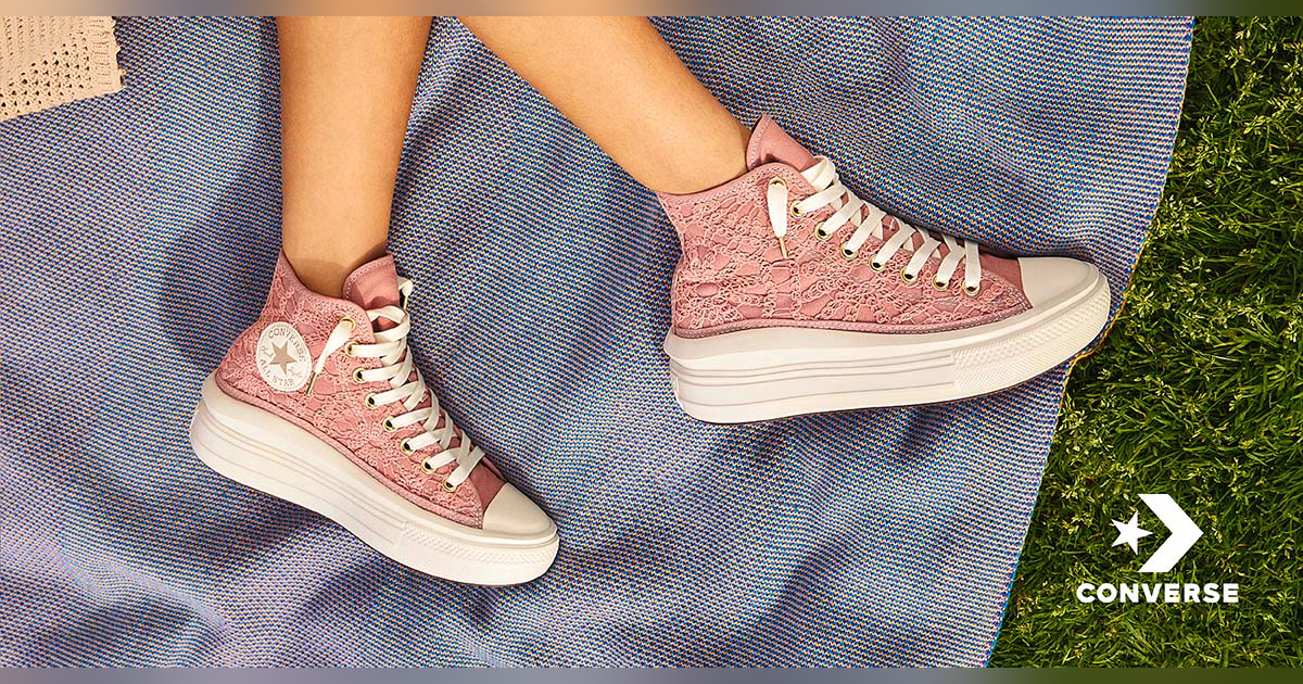 JacksonPremOut's tweet image. Just in time for concert season, the ultra-bold Chuck Taylor All Star Move platform returns in a new, boho-inspired design. 
Now available at @Converse.