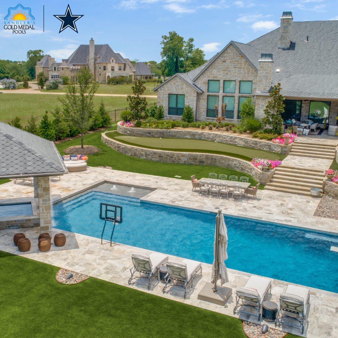 Take the plunge and dive into your dream pool with Gold Medal Pools! Our expert team will work with you to design and build the perfect oasis for your backyard paradise. 🏝️ Contact us today to get started!