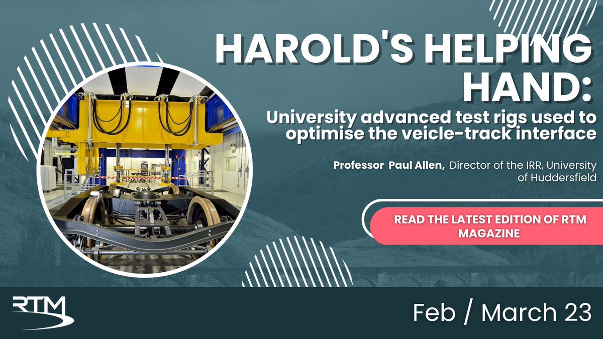 thertmnews's tweet image. Later this year, HAROLD 2.0 will be commissioned, adding functionality including power bogie tractive effort, hybrid drivetrain analysis, dynamic braking, and next-generation wheel-slide protection systems. 

Read now 👇

ow.ly/KhKE50NpTAw

#RTM #RailNetwork