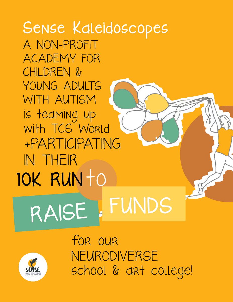 AyathiTrust's tweet photo. We are Sense Kaleidoscopes, a non-profit academy for children and young adults with autism. We are teaming up with TCS World and participating in their 10k run to raise funds for our neurodiverse school and art college! 1/3
#SenseKaleidoscopes #playbasedschool # neurodiversity https://t.co/fSYGH32FJq