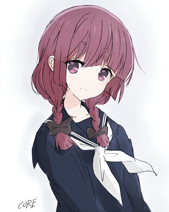 高校生時代のきくりさん #ぼっち・ざ・ろっく! #廣井きくり #女の子  