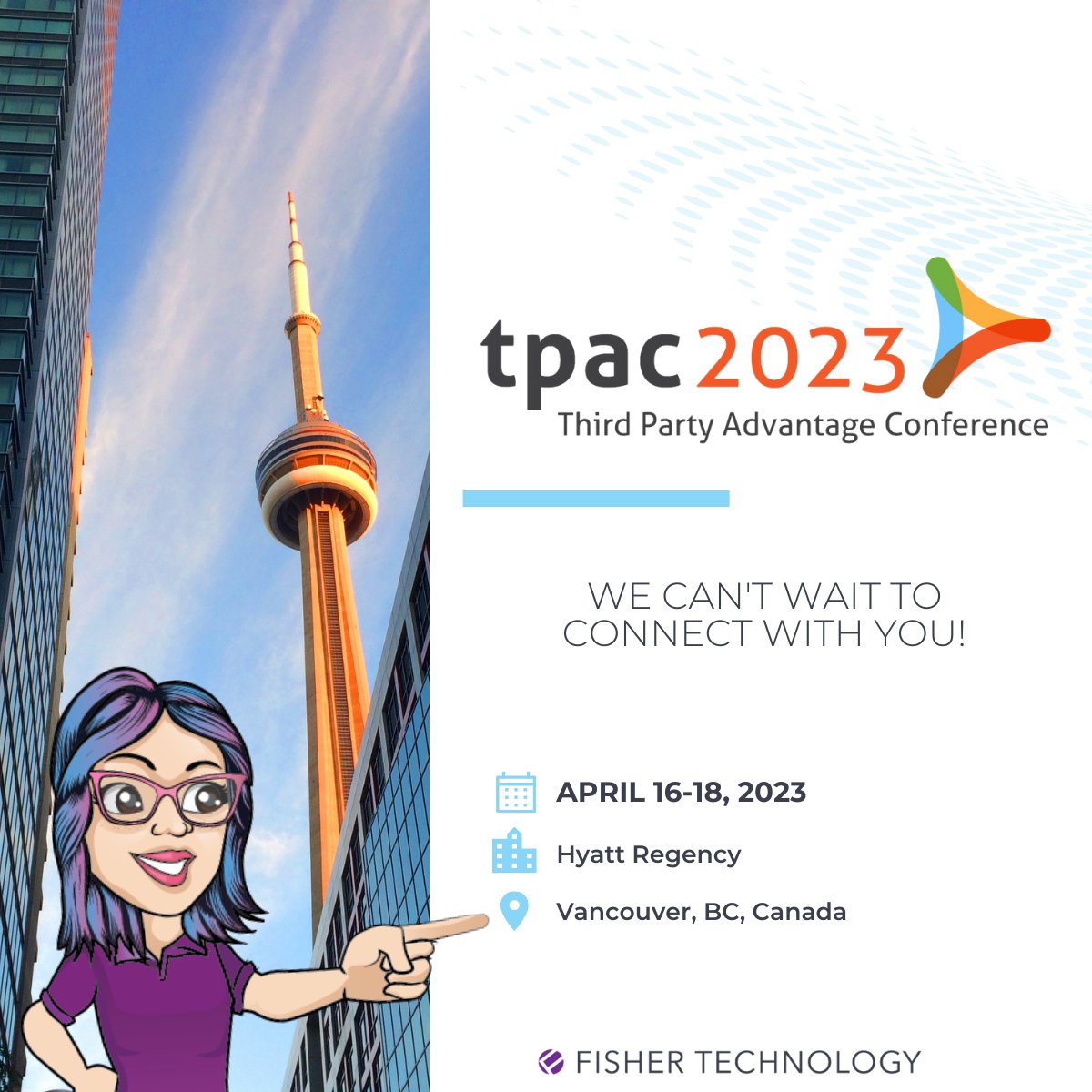 TPAC 2023 is just around the corner! We're excited and ready, are you? 🇨🇦
#FisherDifference #TPAC2023 #Sage #Vancouver
