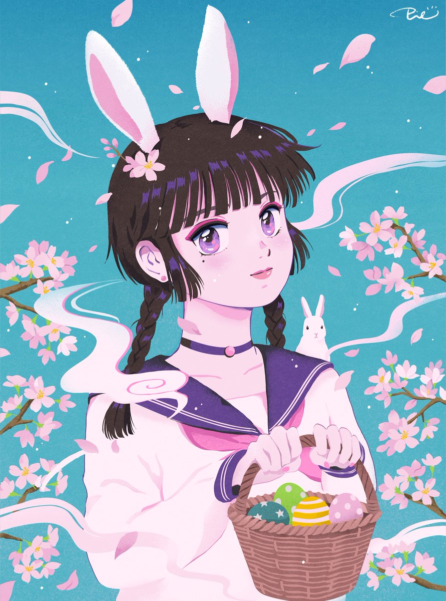 GM&amp;GN 

A day late, but Happy Easter!🐇
Have a warm spring day🌸

#EasterBunny #Easter2023 #spring #sonyeo #girl