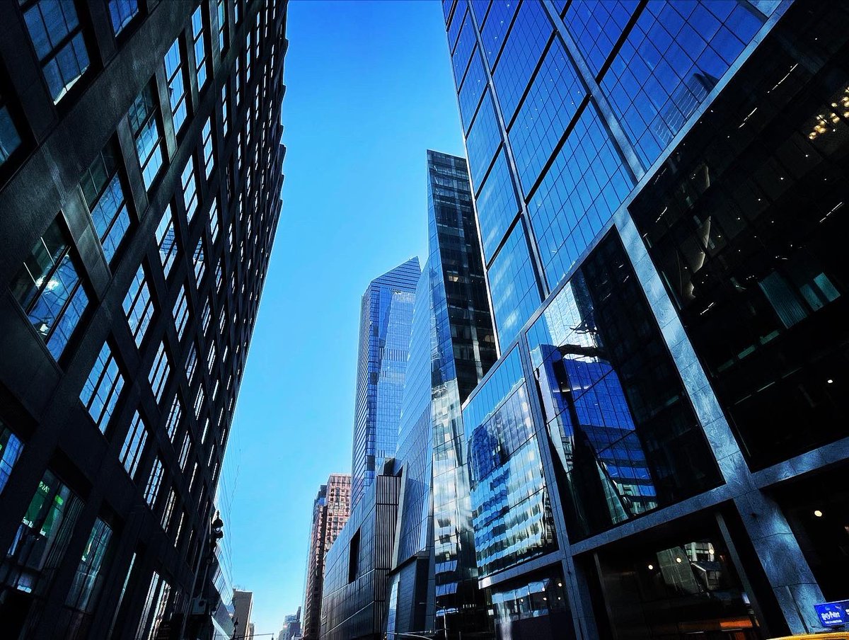 Outside Hudson Yards in Manhattan. 

Getting my tourism fix in before #NFTNYC23