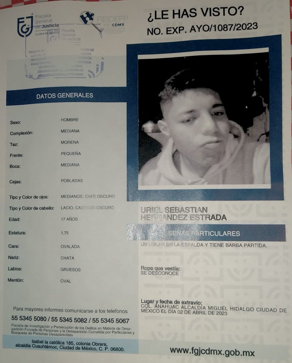 En cdmx, por favor ayuda a compartir.  Gracias 🙏🏽🙏🏽🙏🏽