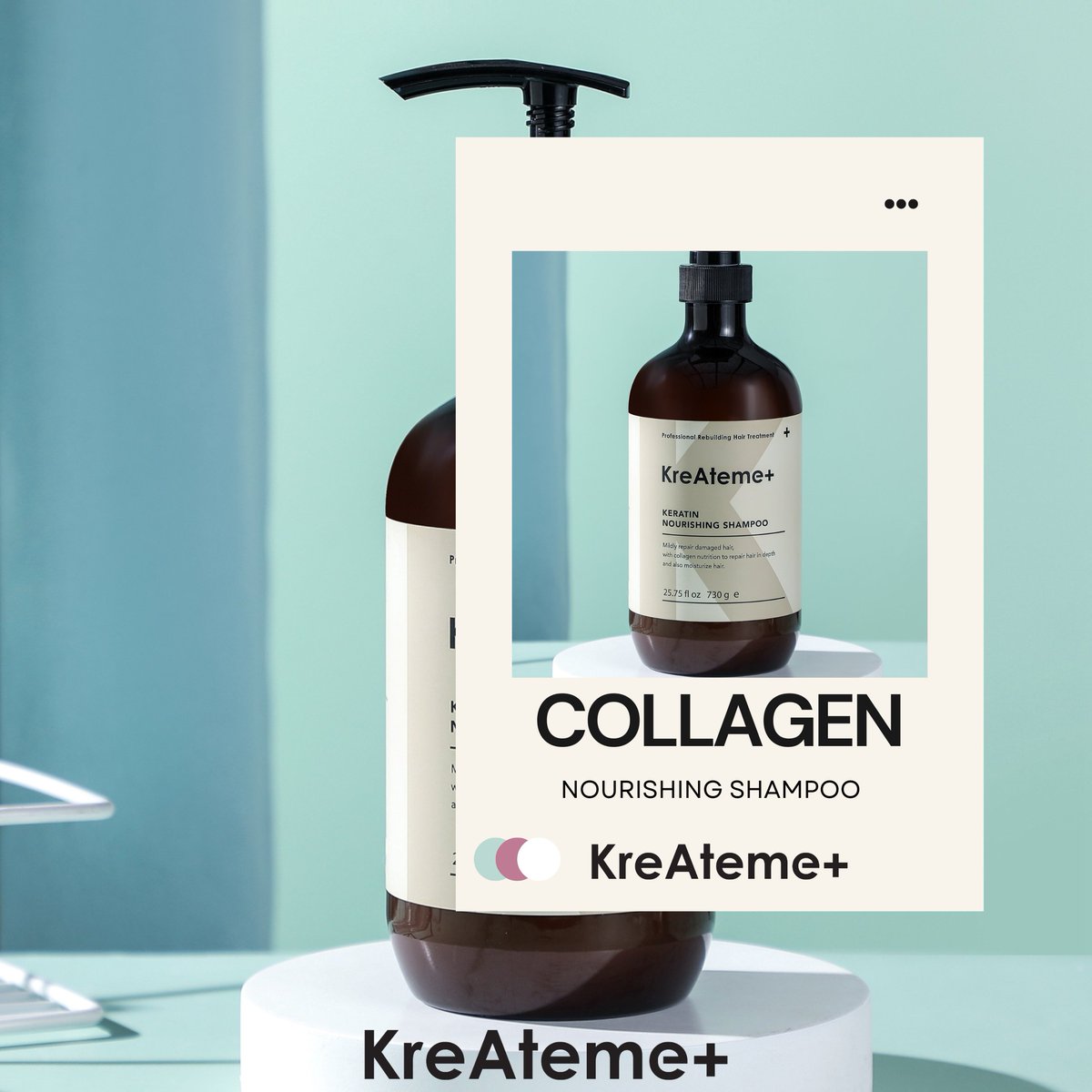 Ready to reKreAte your hair with a youthful boost? Our collagen-infused shampoo does just that.

#dailywellness  #hairstylist #hairgoals #hairmask #arganoilhairserum #hairmasks #DIYhairmasks #curlyhair #naturalhair #curlyhairstyles #naturalhairstyles #kreatemeplus #kreateme+