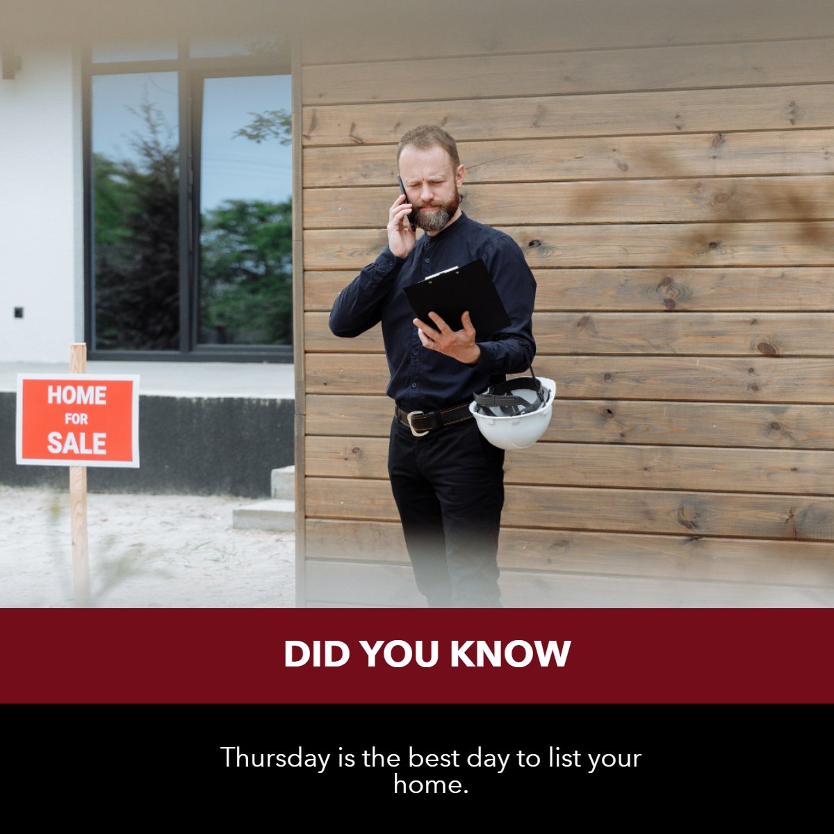 SampsonYeadogg's tweet photo. Have you ever wondered which day is the best to list your home? 🤔

Thursday means something else today!

#didyouknow    #didyouknowfacts    #homeselling    #factoftheday    #realestatefact https://t.co/YJa7dKlbv8