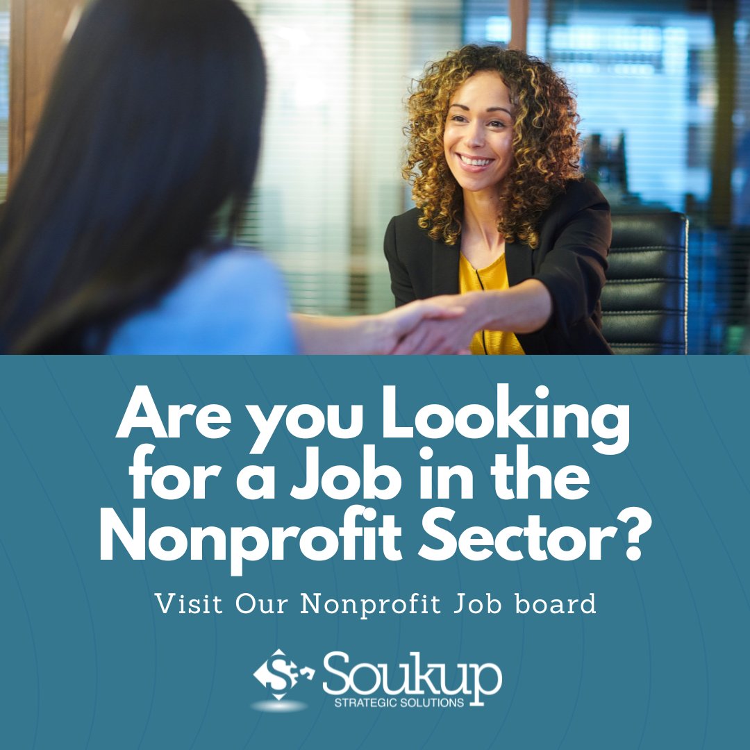 Impactability_'s tweet image. Working in the nonprofit world is both exciting and rewarding, we’re here to help you find that next awesome job! Check out the nonprofit job listings on our Job Board. soukupstrategicsolutions.com/about-us/nonpr…
.
.
.
#NonprofitJobs #NonprofitJobBoard #SoukupStrategicSolutions #Jobs #Opportunities