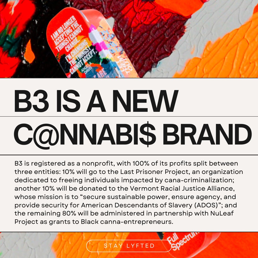 StayLyfted_'s tweet photo. “The idea came about when I was on a camping trip with a friend of mine, sitting around a fire, smoking a joint. " @yobencohen , co founder of @benandjerrys

Happy Easter! Introducing B3, a bright and bold cannabis brand founded by Ben Cohen of Ben &amp; Jerry's Ice Cream. B3 offers https://t.co/a04OPQHZn8