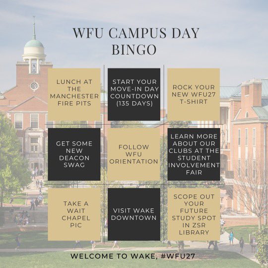 WFUOrientation tweet media
