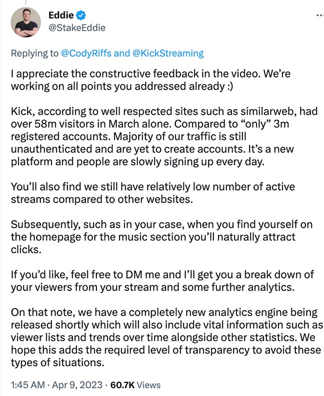 DramaAlert on Twitter "Eddie from Kick addressing concerns over
