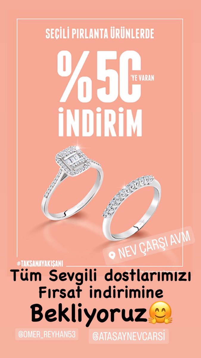Tüm sevgili dostları fırsat indirim kampanyasona bekleriz. #Atasay #Üsküdar #Nevçarşıavm