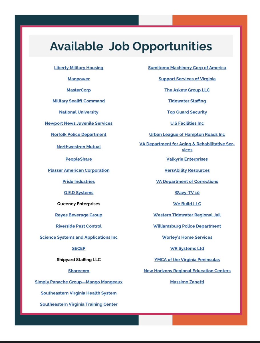 Hampton Roads Workforce Council tweet media