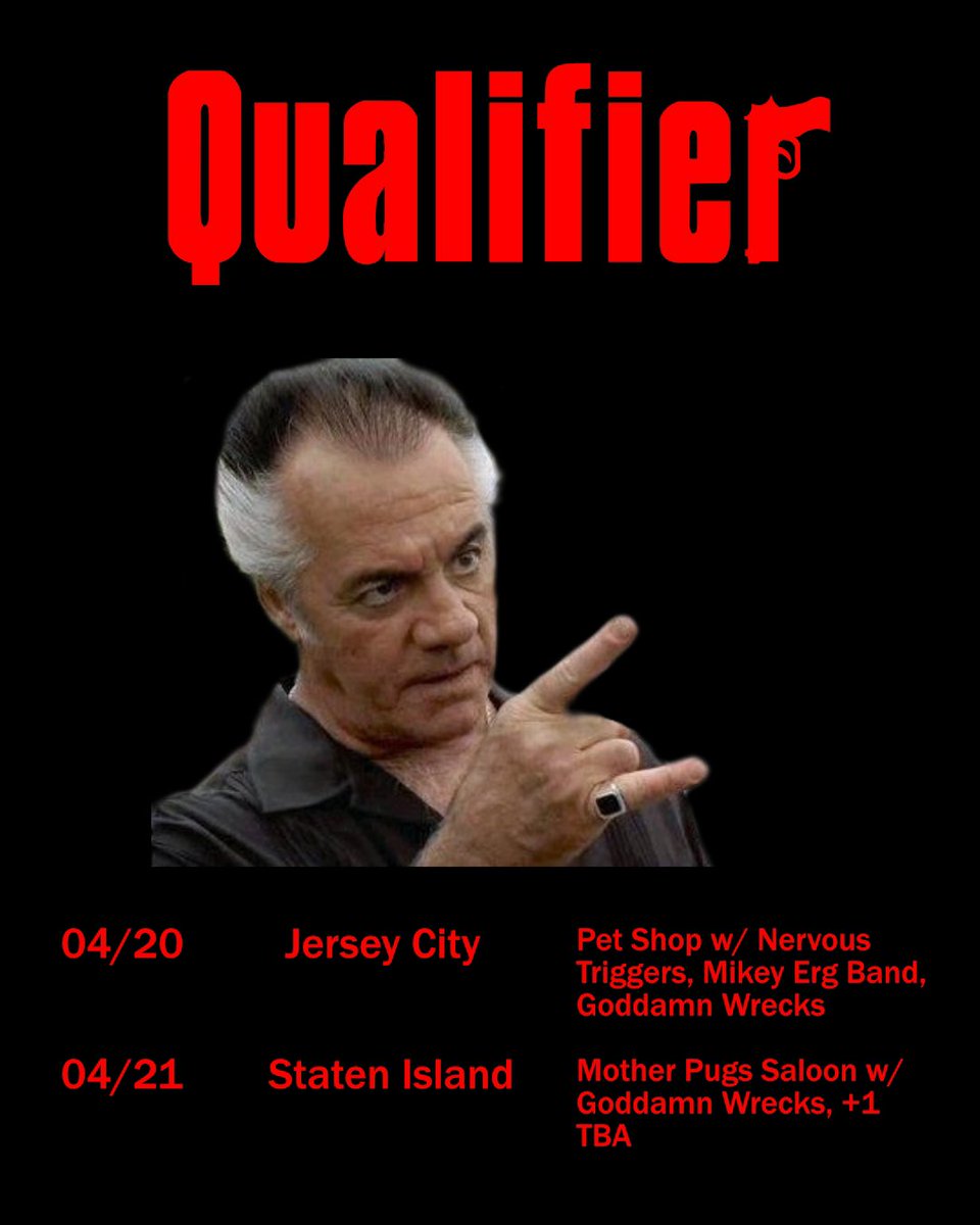 Gonna rip a couple gigs after we record next week. Need another band for Staten Island if y’all know anyone 👀