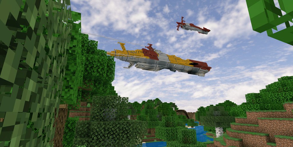 queengames0000's tweet photo. @hal_ijn_kaga ①対空戦闘配置！
②斜め後方からマッシヴ
③④木々の合間から眺める、飛び立つ宇宙戦艦 https://t.co/3lKGTGHO9x