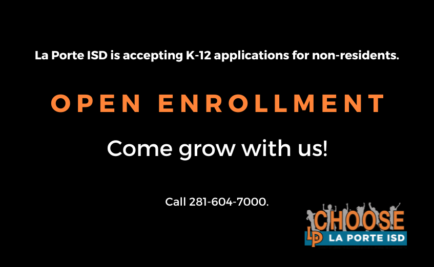 lpisd's tweet photo. When you choose La Porte ISD, you choose a school district w/ a nationally recognized PK-12 music program; world-class AP, GT &amp; bilingual programs, STEM at every campus, renowned athletics and much more! We're accepting applications for 2023-24. https://t.co/SiDav7sGlR #ChooseLP https://t.co/edynl8D9Oj