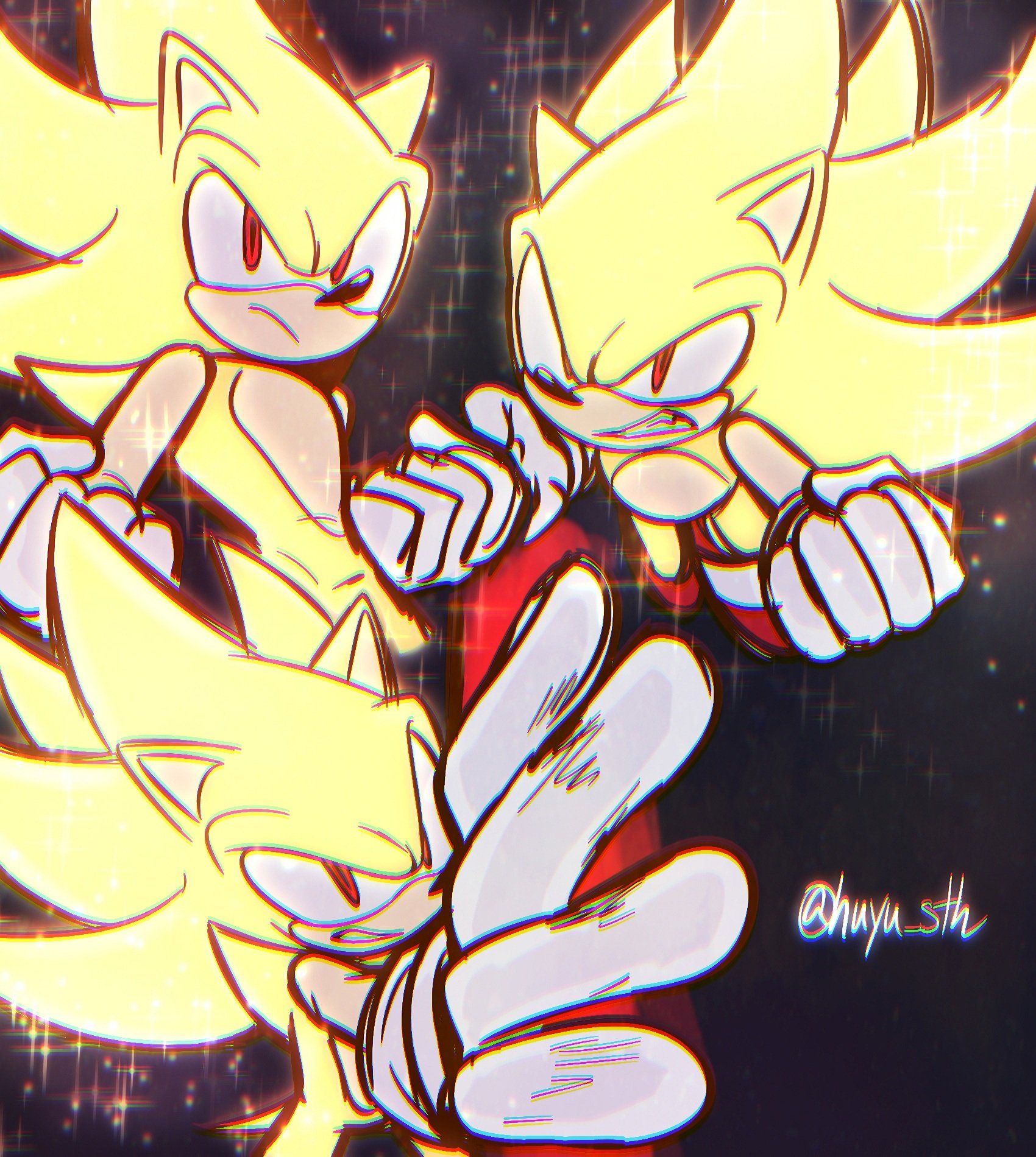 cool sonic fanart#3 (art by huyu_sth) - Imgflip