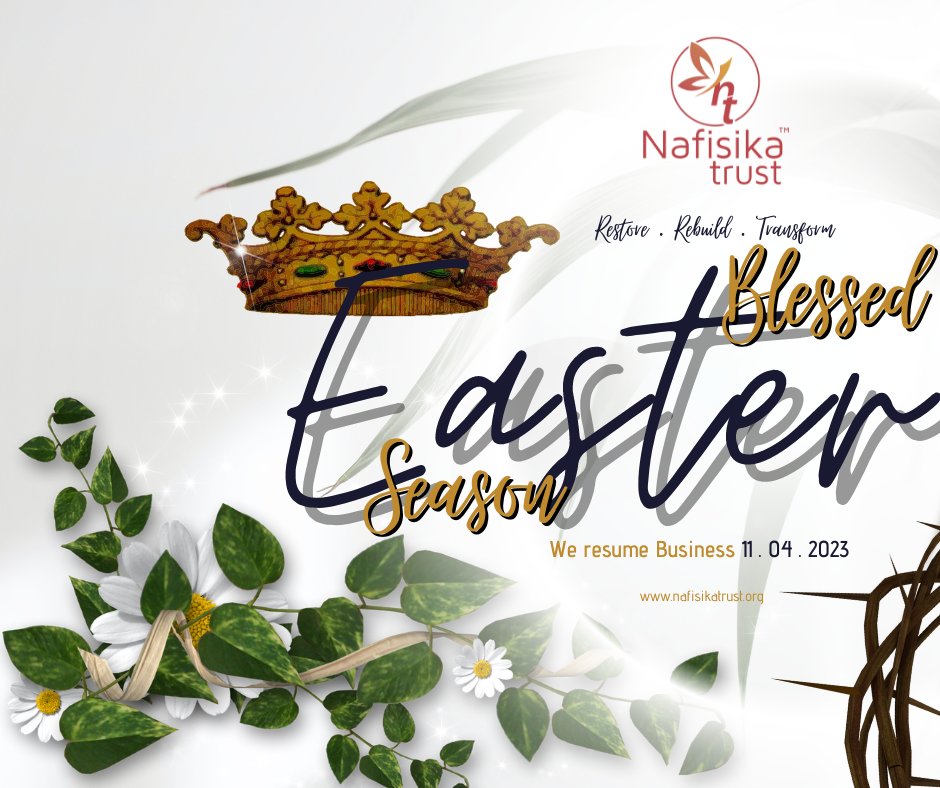We hope you had a restful and reflective Easter🦋🦋!

#NafisikaTrust #Easter
