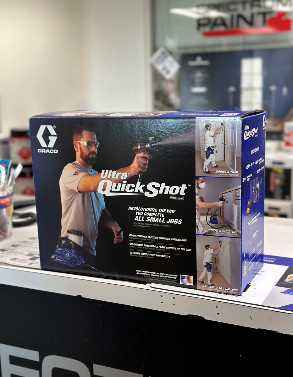 SpectrumPaintCo's tweet photo. Graco's QuickShot is Here! - https://t.co/pfMcoCM3E8 https://t.co/h9WGOGtPcU