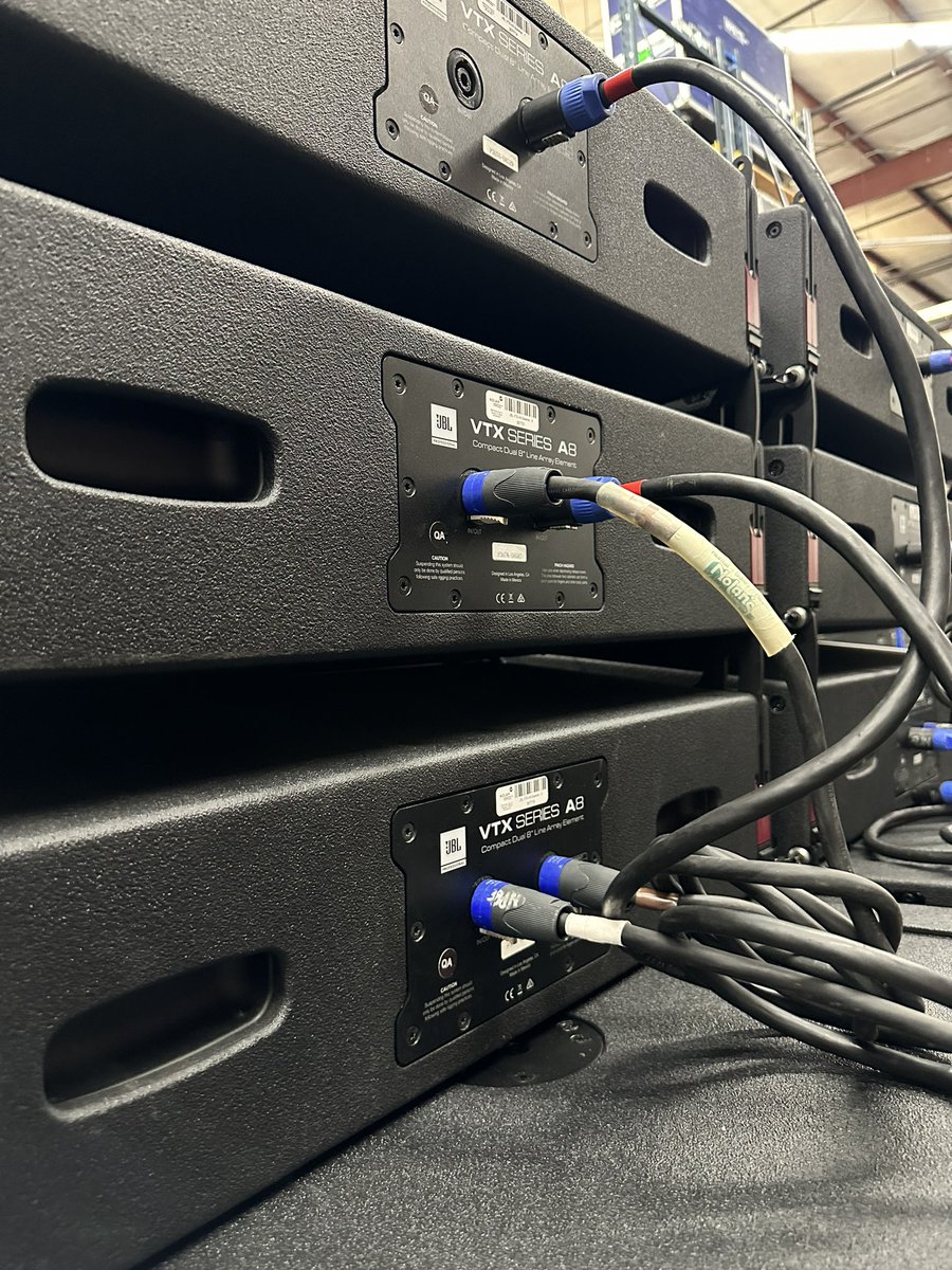 NOLANSAV's tweet photo. @TheJBLpro A8 &amp; B18 being Deployed for @SouthlandGaming  this weekend! #npg #nolanproductiongroup #jblpro https://t.co/LlmGFatFan