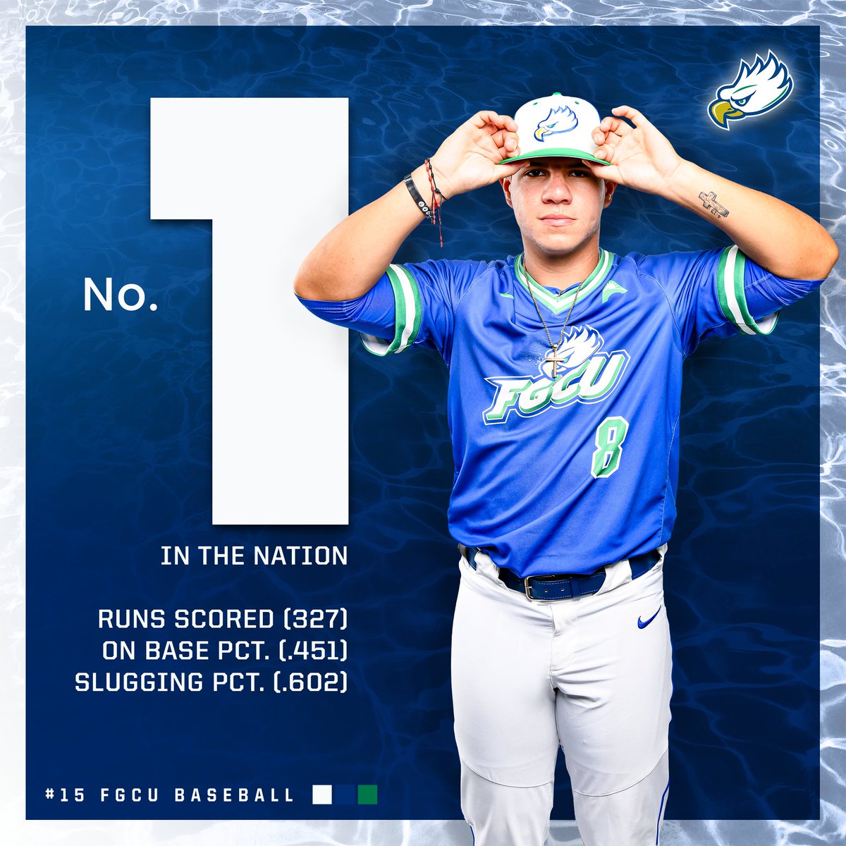 FGCU_Baseball's tweet photo. In today's edition of "we are really good at baseball..."

#WeKnow #WingsUp #FGCU https://t.co/fUA7gIsqPu