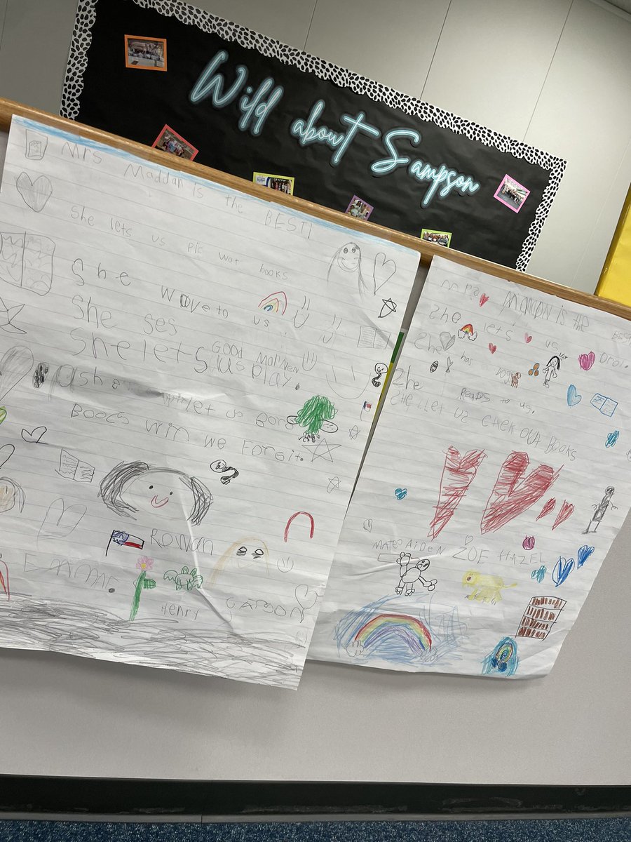 mbmaddan's tweet image. Love 💕 those kinder cuties @SampsonElem and celebrating School Library Month! @CyFairLibraries #sampsonstrong