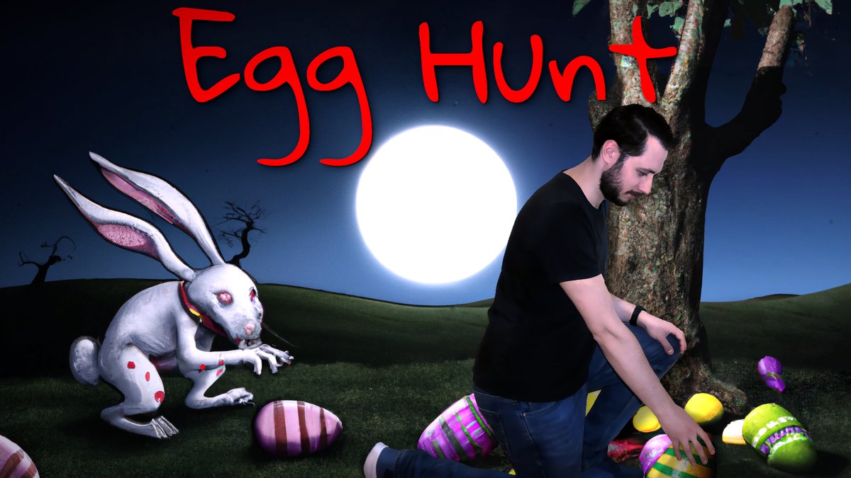 rabiaterrobert's tweet photo. Einfach nur Ostereier suchen, kann ja jeder. Bringen wir noch ein paar Hindernisse in Form von Bugs und Killerhasen mit rein. 😂😅

https://t.co/DtNGWEvBBJ

#YouTube #HorrorGames #GermanMediaRT #Gameplay #smallyoutuber #Horror #letsplay #EasterBeaster #indiegame #Ostereier https://t.co/owfJOHjt4G