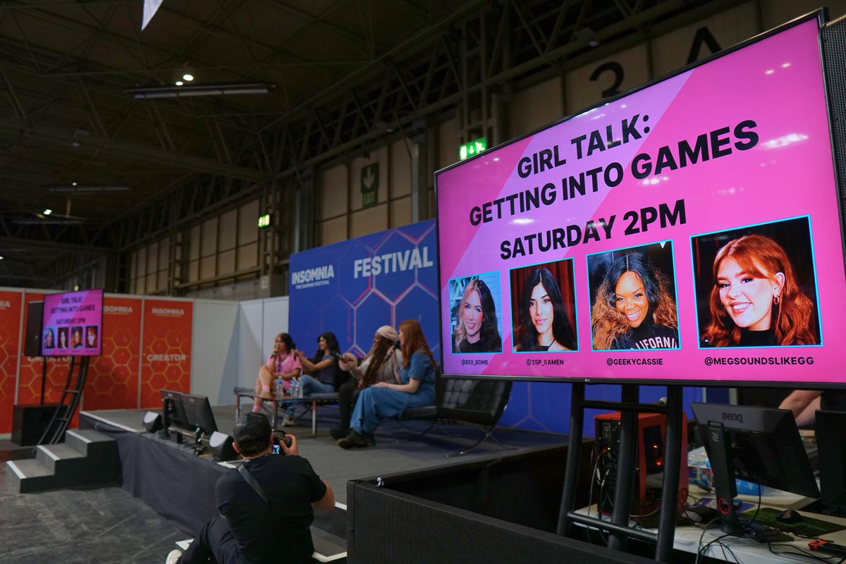 bexbomb (@bex_bomb) on Twitter photo 💖 APPRECIATION POST 💖
Just wanted to say a huge thank you to my girls for joining me for our GIRL TALK Panel at #i70 🥹💕
<a href="/GeekyCassie/">Cassie 🔜 Gamescom</a> <a href="/35p_Ramen/">Davina</a> <a href="/megsoundslikegg/">FNATIC meg</a> you’re incredible
📸 - @Valorah_ x 💖 APPRECIATION POST 💖
Just wanted to say a huge thank you to my girls for joining me for our GIRL TALK Panel at #i70 🥹💕
<a href="/GeekyCassie/">Cassie 🔜 Gamescom</a> <a href="/35p_Ramen/">Davina</a> <a href="/megsoundslikegg/">FNATIC meg</a> you’re incredible
📸 - @Valorah_ x