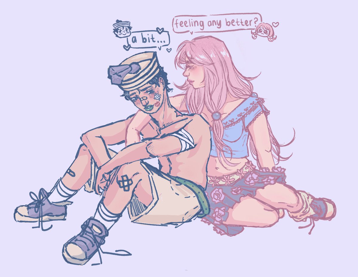 222pancake's tweet photo. yasugap after a stand battle, probably https://t.co/LAYD3O8Nus