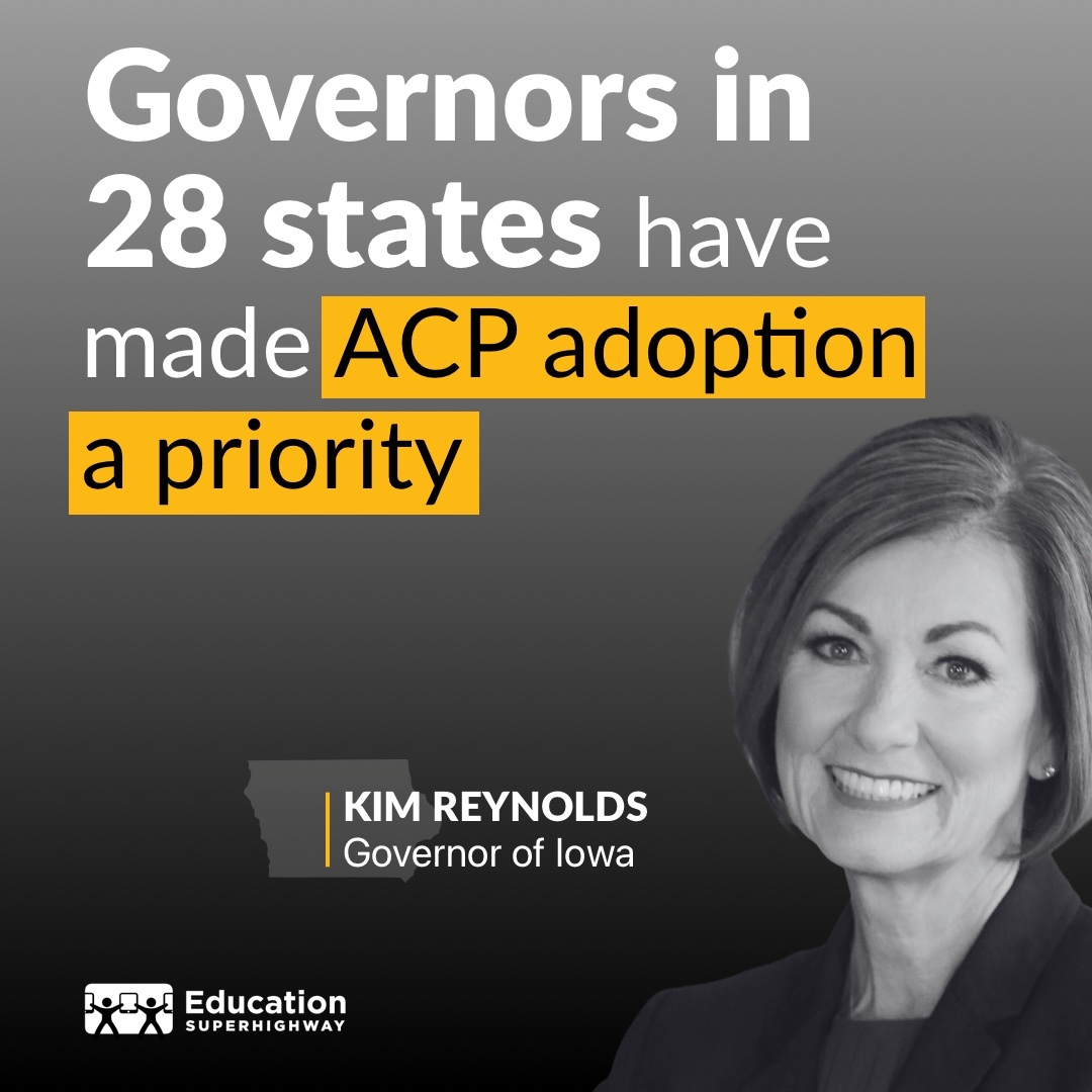 With Iowa Governor @KimReynoldsIA we're committed to 'delivering the reliable and affordable broadband every community needs to compete in the modern economy.'
