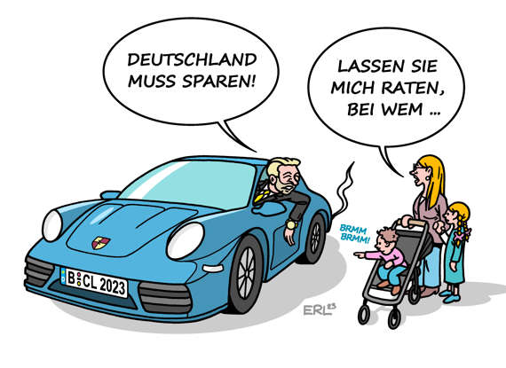 #Netzfund 😅 #CartoonNetwork #Deutschland muss sparen #Lindner #FDP #FahrdochPorsche