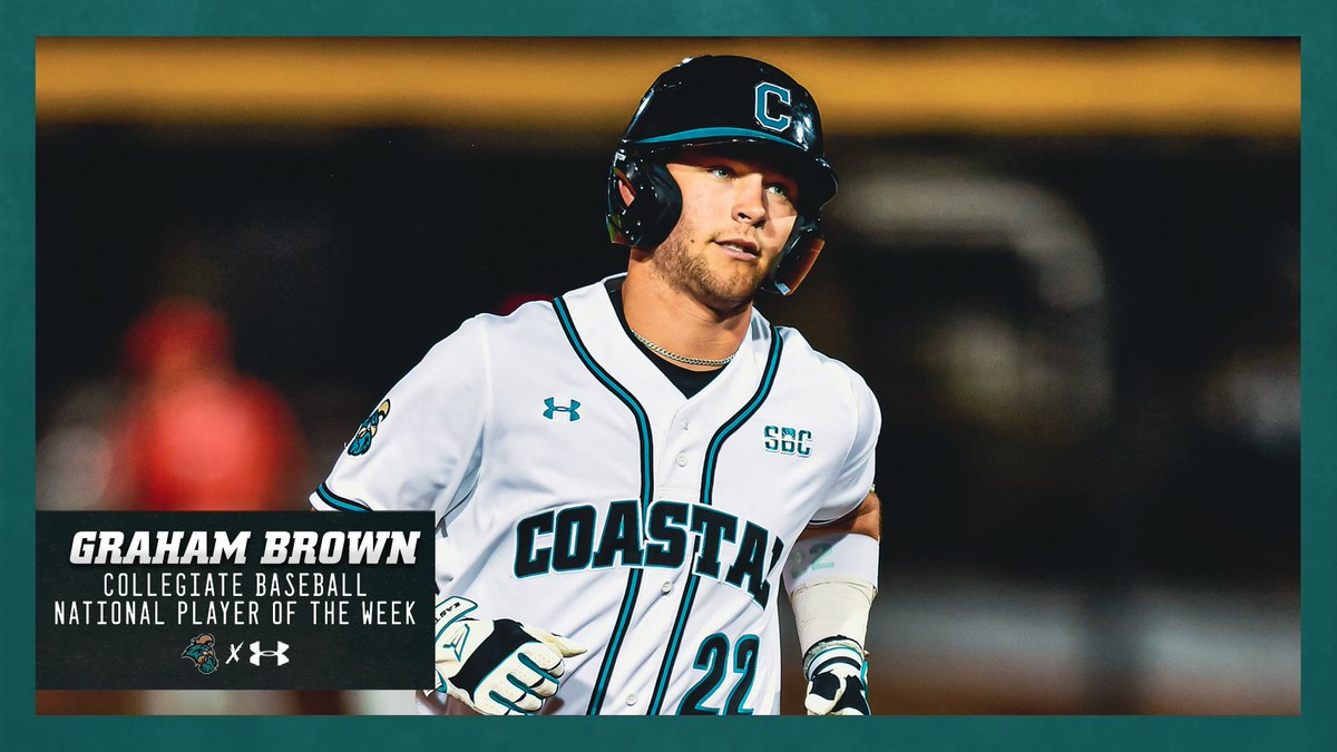 Brown Named <a href="/CBNewspaper/">Collegiate Baseball</a> National Player of the Week (April 10)
#Relentless | #Selfless 

goccusports.com/news/2023/4/10…