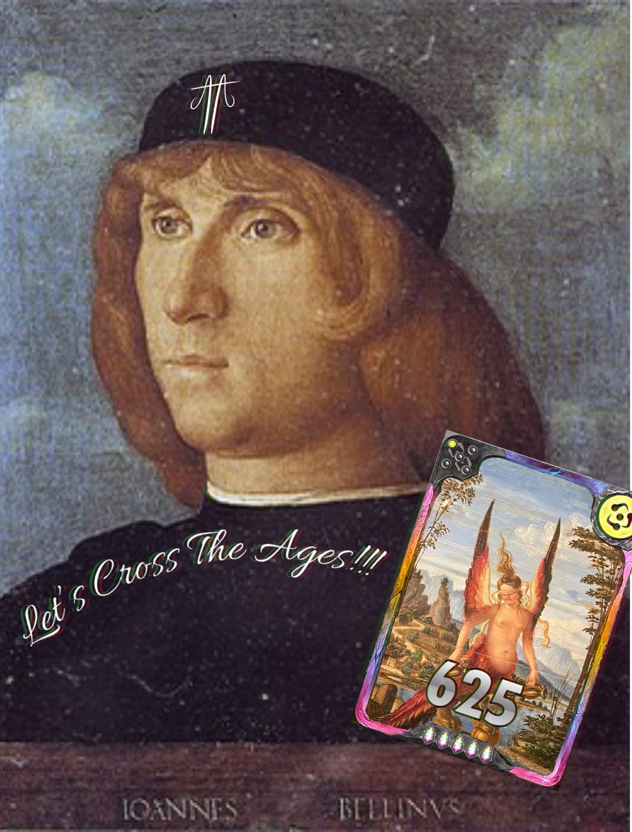 SatoshiGaming's tweet photo. @CrossTheAges Let’s Cross The Ages!!!
New Exclusive Card by The Master Of Venetian School : Giovanni Bellini said Giambellino and, in Venetian, Zambellin (born in Venice, between 1425 and 1433 - Venice, November 29, 1516).
Let’s Go @CrossTheAges and @chlagousami !!! #CTAWorld #NFT #TCG #Web3 https://t.co/vivyrACTko