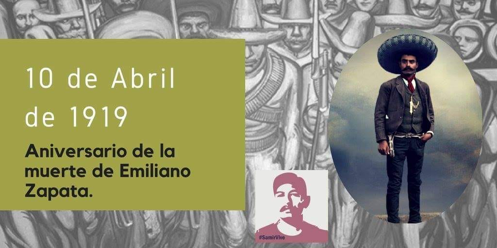 10 de abril 2023
104° Aniversario de la muerte a traición del General Emiliano Zapata Salazar
***El caudillo del sur***

#emilianozapata #cuernavaca #morelos #zapatavive #ZapataViveLaLuchaSigue #fuerafalsosmesias #fueranarcogobernadores #10deabril #cdmx