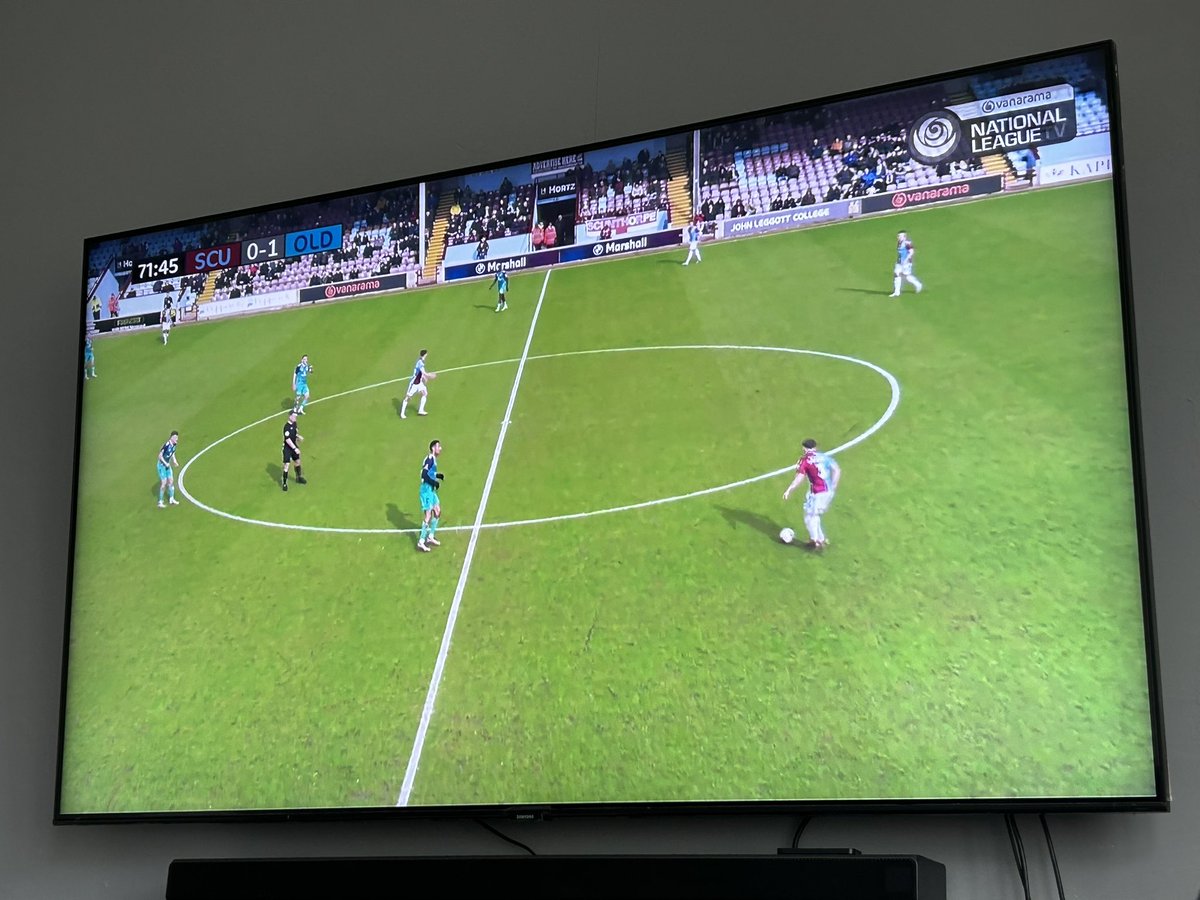 FfdIrons's tweet photo. @SUFCOfficial vs @OfficialOAFC 
Man flu means I’m watching from home, 20mins to go, we can do this… https://t.co/bcWhWHWuZP