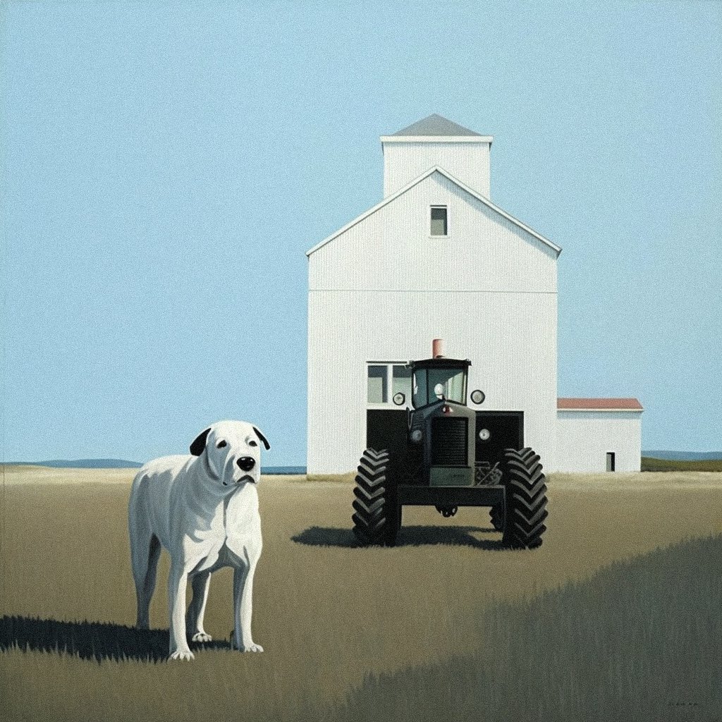 russellgreenart's tweet photo. gm! ☕️

‘A Good Boy’ (2023) https://t.co/0oX7jvBMt1
