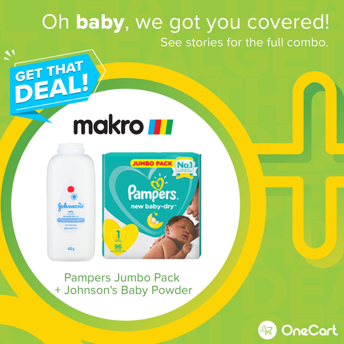 OneCartZA's tweet photo. This one's for the MOMS & POPS who still got to get to the stores! π₯² You're busy enough! We got you covered. π₯³
Shop baby essentials & more delivered today. π We buy the nappies, you just change em. π π² #OneCartZA #GetThatDeal #SameDayDelivery #ShopManyStores https://t.co/gxKZB2Fx2l
