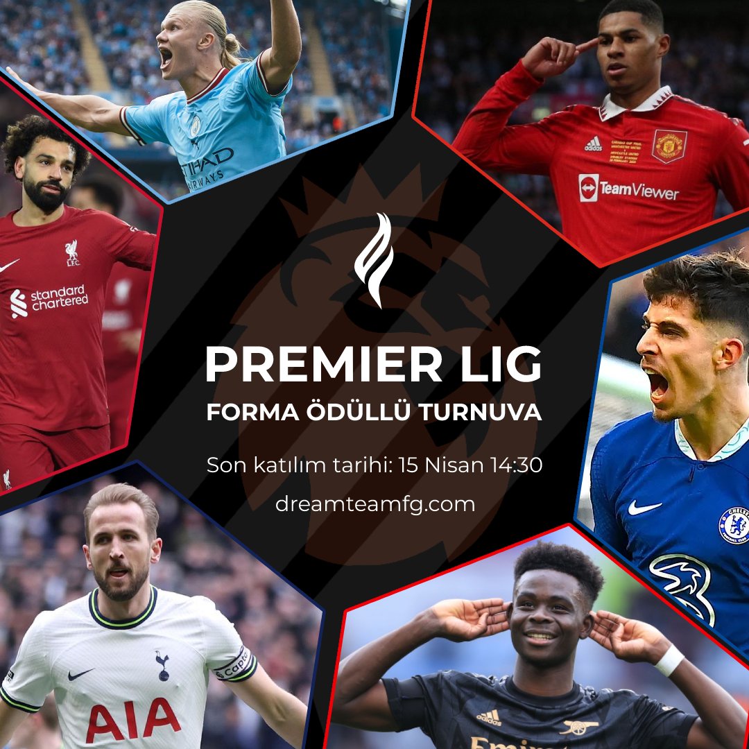 Dream Team'de Premier Lig özel forma ödüllü turnuva açıldı! İşte yapman gerekenler 👇🏼

📝 Linke tıklayarak hemen ücretsiz kaydol

dreamteamfg.com 

🎽Kadronu kur
🔄 5 farklı kadro kurarak kazanma şansını artır
🏆 En başarılı kadroyu kuran kişi ol forma ödülünü kazan