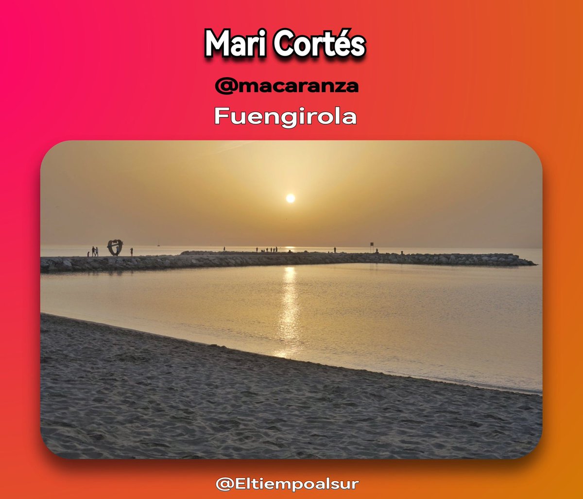 𝔼𝕝 𝕥𝕚𝕖𝕞𝕡𝕠 𝕒𝕝 𝕤𝕦𝕣 (@eltiempoalsur) on Twitter photo Sin nubes, pero con #calima.
▶️ Desde #Fuengirola
📸 <a href="/macaranza/">Mari Cortés</a>.
#eltiempoalsur #eltiempo #CostaDelSol #Coín #Axarquía #Ronda #Antequera Sin nubes, pero con #calima.
▶️ Desde #Fuengirola
📸 <a href="/macaranza/">Mari Cortés</a>.
#eltiempoalsur #eltiempo #CostaDelSol #Coín #Axarquía #Ronda #Antequera