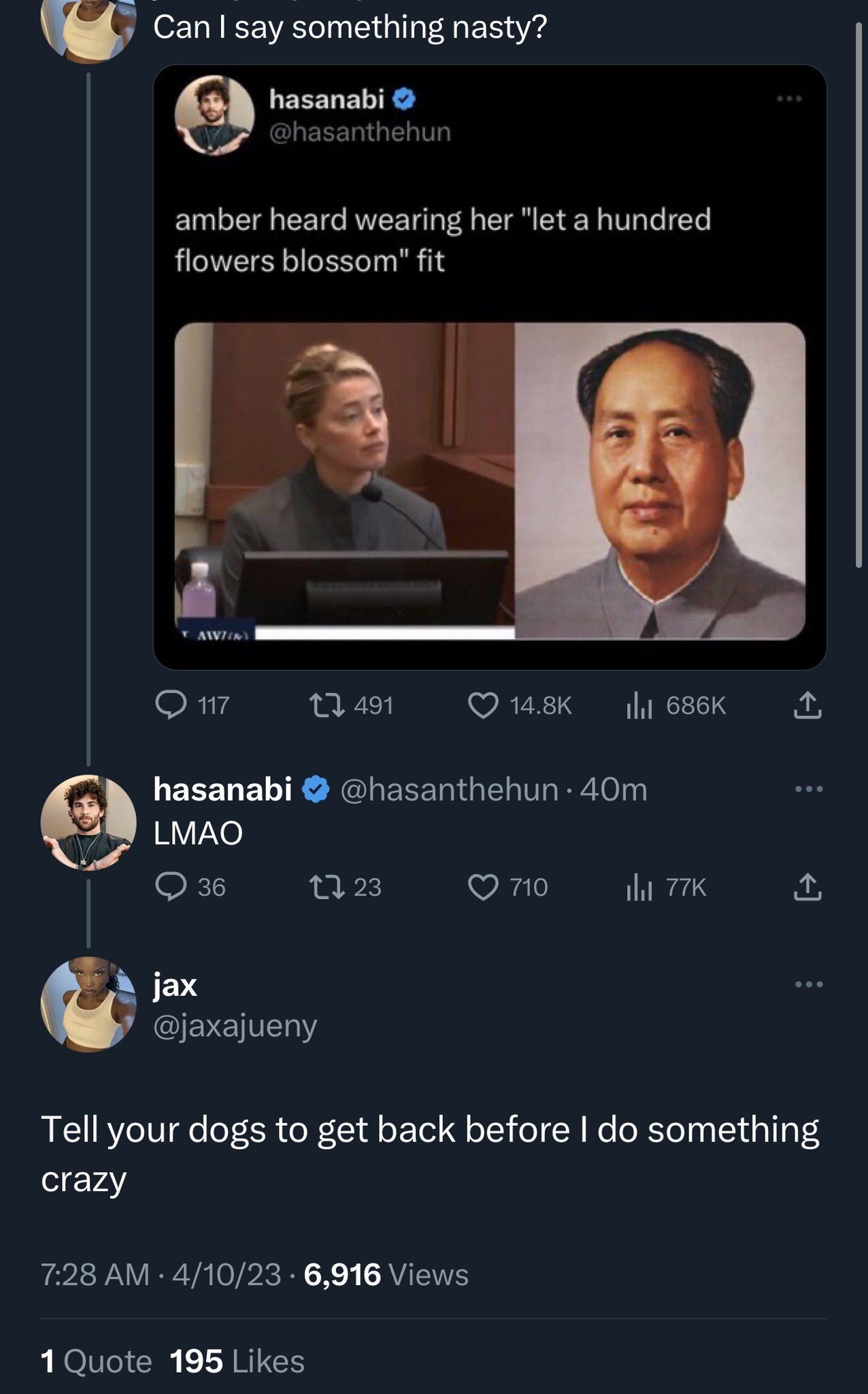 hasanabi on Twitter: "@jaxajueny you’re going to make a “hit tiktok ...