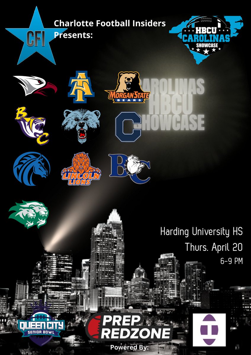 Matt Morrow (@pepman704) on Twitter photo Looking for ONE PAID photographer and ONE PAID videographer from 5-9 pm on Thursday April 20th for the HBCU Carolinas Showcase - must get photos and film from pre-event through award recognition at the end at 9pm. Football Players can still register here: charlottefootballinsiders.com/hbcucarolinass… Looking for ONE PAID photographer and ONE PAID videographer from 5-9 pm on Thursday April 20th for the HBCU Carolinas Showcase - must get photos and film from pre-event through award recognition at the end at 9pm. Football Players can still register here: charlottefootballinsiders.com/hbcucarolinass…