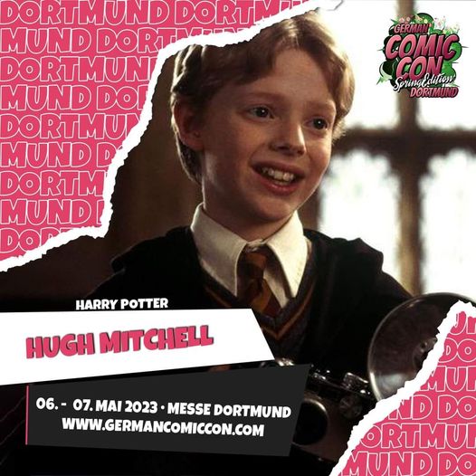 EuroConNet's tweet photo. GUEST ANNOUNCEMENT
#GermanComicConSpring #GermanComicCon #CoolConventions #HughMitchell #HarryPotter
Dortmund, Germany
6 - 7 May 2023
https://t.co/Xsl2nuk09h https://t.co/dvds9Ewhom