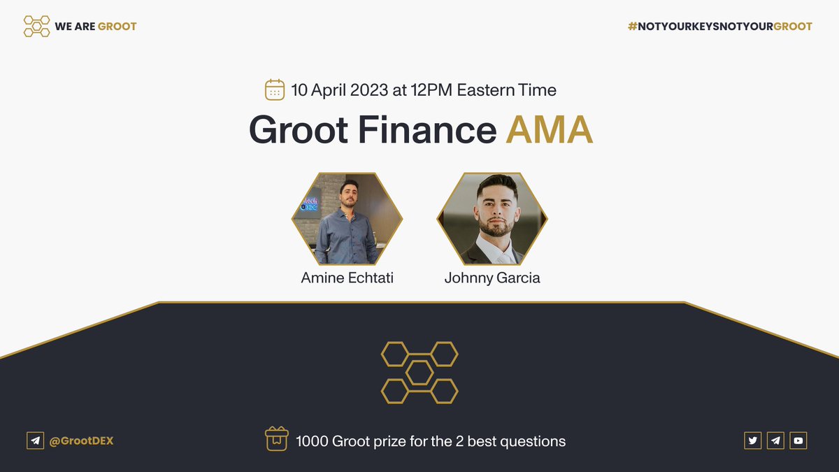 circularityfi's tweet photo. Just 15 minutes left until the exciting Groot Finance AMA begins! Don't miss out on this opportunity to learn more, ask questions, and engage with the community.
๐ฑJoin us now and be a part of the conversation: https://t.co/Rjc17p3PWz https://t.co/2wviVty4UH
