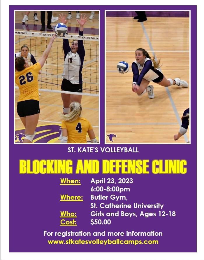 One more clinic left!! Go get registered