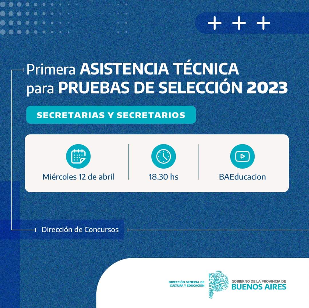 BaraderoCIIE's tweet photo. Compartimos información de la Dirección de Concursos 
Primera Asistencia Técnica para aspirantes a cargos Jerárquicos transitorios de Secretarias/os de todos los Niveles y Modalidades
¿Cuándo? El día Miércoles 12/4 a las 18:30 hs por el canal de YOUTUBE BAEducacion https://t.co/EBBwXubqPs