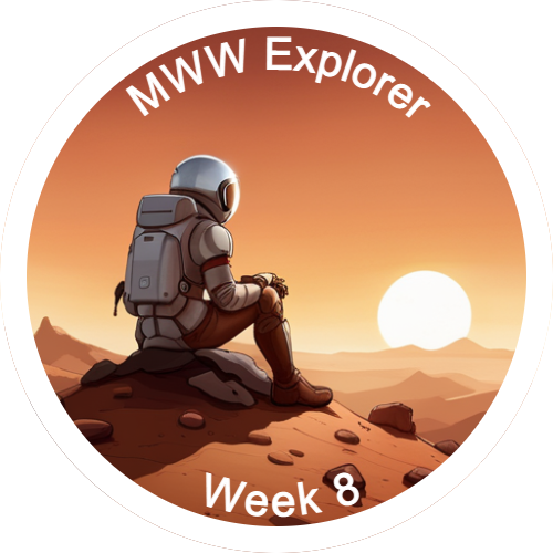 Week 8 Exclusive Badge for those hanging out on Twitch to Claim!

See you tonight explorers
#nft