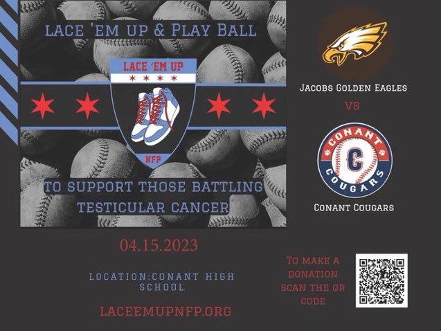Looking forward to seeing everyone this Saturday 4/15 at Conant High School. 1st pitch at 10AM for Varsity and F/S A. JV and F/S B will play at 12:30 PM. Free food if you donate via the WR Code and you show your receipt. #NoExcuses